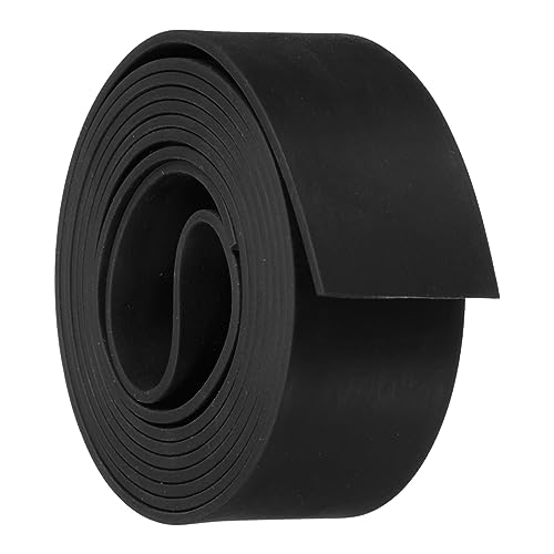 sourcing map Neoprene Gummi Blatt Rollen 30mm(B) x2mm(T) x1.5m(L) Feste Gummidichtung Streifen für Heimwerker Abdichtung Basteln Pads Dichtung Schutz