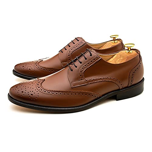Image of Leather Classic /Formal Shoes Oxfords Derby Brogue Barceo