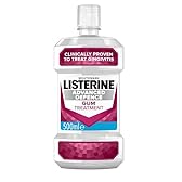 Listerine Advanced Defence Gum Treatment Mouthwash (500ml), Clinically Proven to Treat Gum Disease as in Little as Two Weeks, Repels Plaque Germs to Treat and Prevent Gingivitis from Recurring