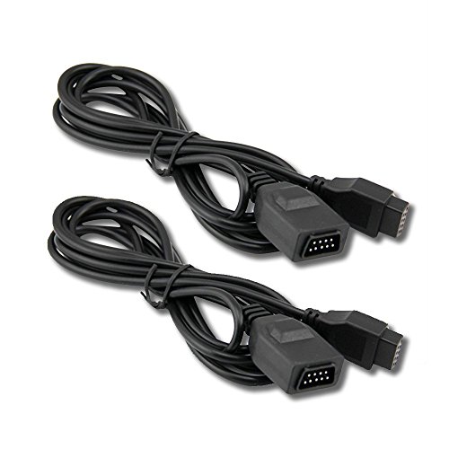 Controller Extension Cable Compatible For Sega Genesis [2 Pack] 6 Feet – 1.8m
