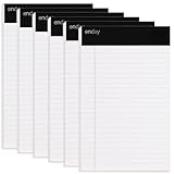 Emraw White Jr. Perforated Edge Legal Ruled Universal 50 Sheets Letter Writing Pad- 50 Ct. 5