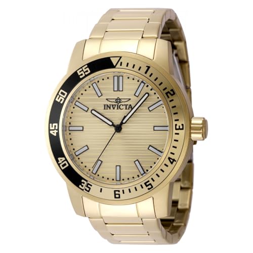 Invicta Specialty �����Y 45mm �X�e�����X�X�`�[�� �S�[���h �S�[���h ������ PC21J �N�H�[�c