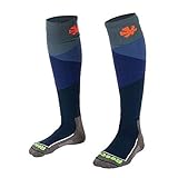 Reece Hervey Sock Stutzenstrumpf Hockey Strümpfe Marine-grau Navy, 41-44