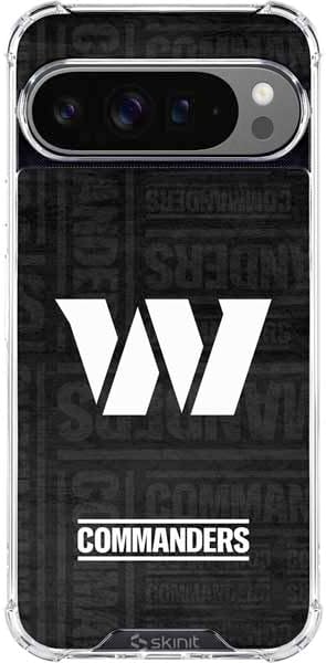 Skinit Clear Phone Case Compatible with Google Pixel 10 Pro - Officially Licensed NFL Washington Commanders Design