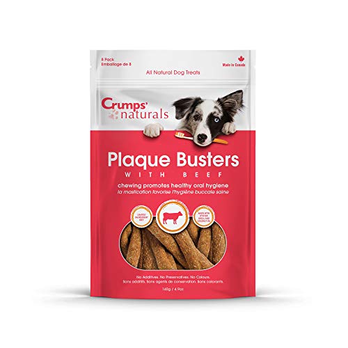 Crumps' Naturals Beef Plaque Busters 7" - 8 Pack