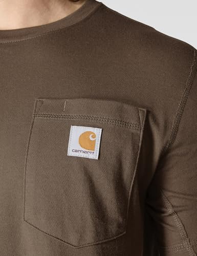Image of Carhartt Men's Force Relaxed Fit Midweight Short-Sleeve Pocket T-Shirt
