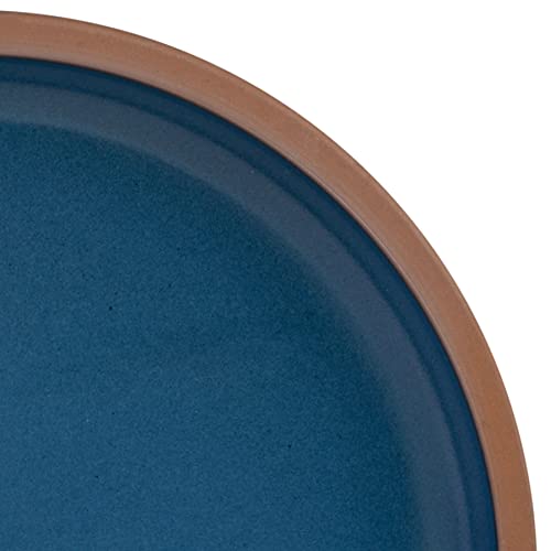 Gibson Elite Lagos Coupe Dinnerware Set, Service For 4 (16Pcs), Blue #TOP3