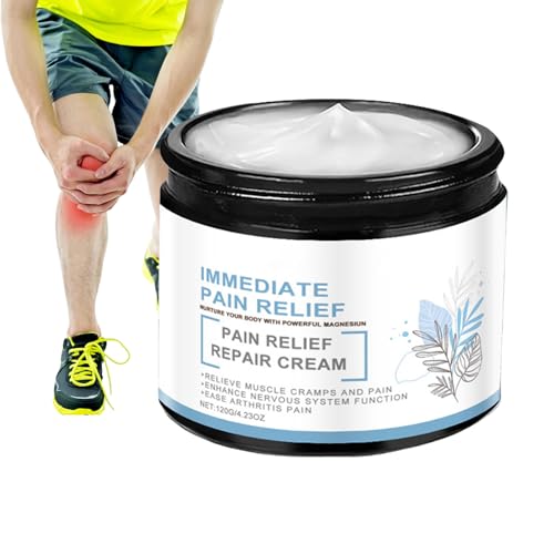 Crema De Magnesio, 120g Crema Profesional Para El Alivios Del Dolor Articular, Bálsamo De Magnesio Calmante De Acción Rápida Para Dormir, Gel Hidratante Natural Para Articulaciones Y Huesos