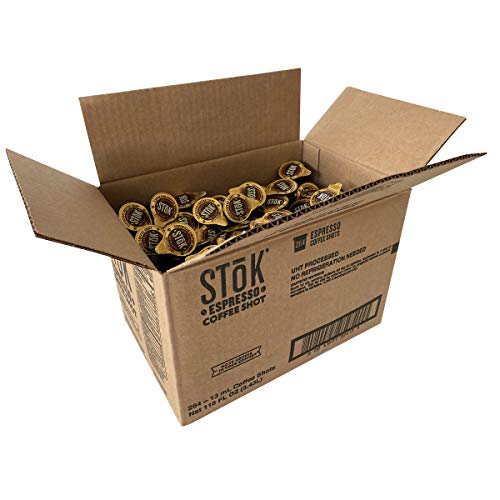 SToK Cold Brew Espresso Coffee Shots, Unsweetened, 264 Pack