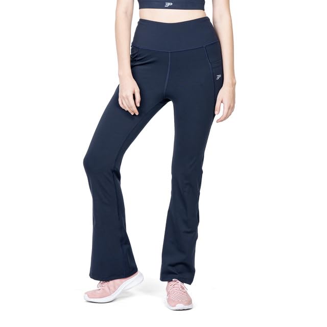 Image of 3rd Planet Women's High Waist Activewear Leggings | 4-Way Stretch, Sweat-Wicking, Non-See-Through Gym & Yoga Tights with Side Pockets | Comfortable Slim Fit Pants for Workout, Running & Fitness
