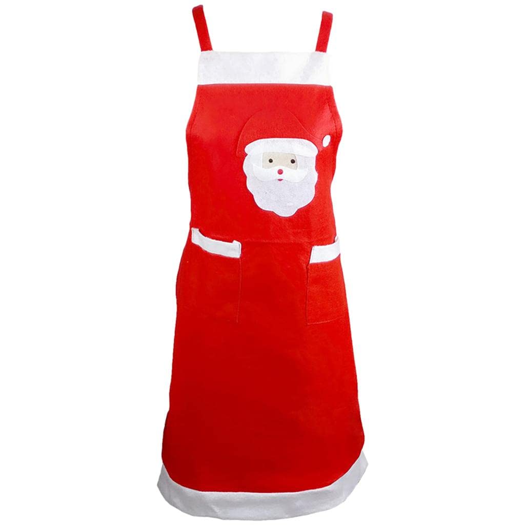 MERISHOPP®Womens Mens Christmas Santa Apron Christmas Apron Creative Decoration|Home & Garden | Holiday & Seasonal Decor| Christmas & Winter-image-37