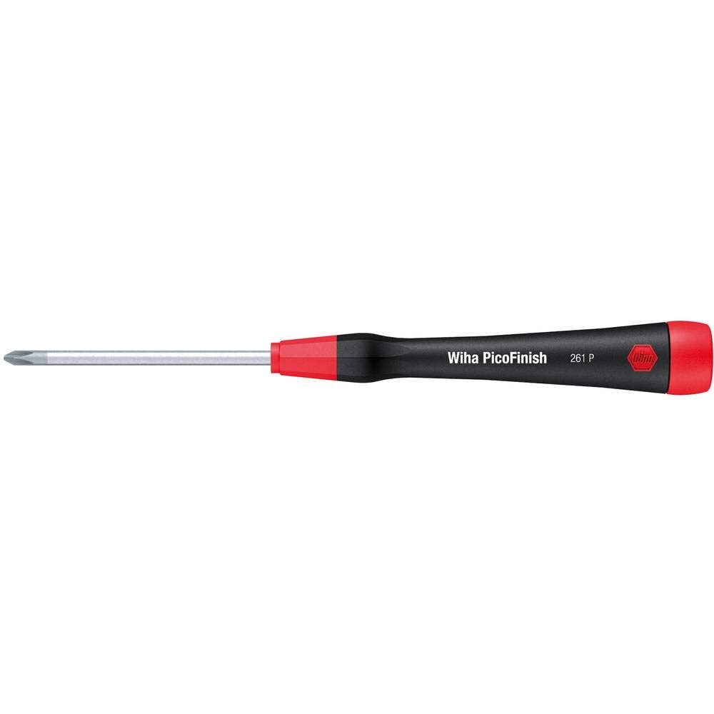 Wiha 26136 Phillips Screwdriver with Soft PicoFinish Precision Handle, #0 x 75mm