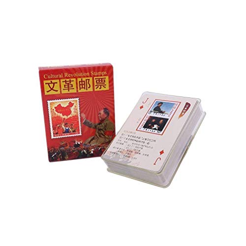 lachineuse - Jeu de Cartes Imprimées - Motifs Révolution Culturelle Chinoise - Papier - Multicolore - 9 x 6,5 cm - Amateurs Cartes - Idée Déco Cadeau Chine Asie
