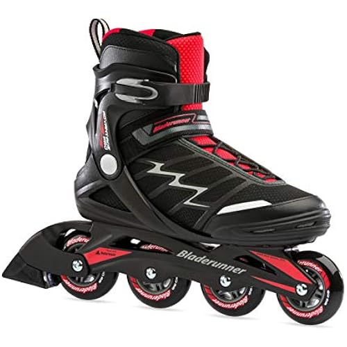 Bladerunner by Rollerblade Advantage Pro XT Men's Adult Fitness Inline Skate, Black and Red, Inline Skates ,10
