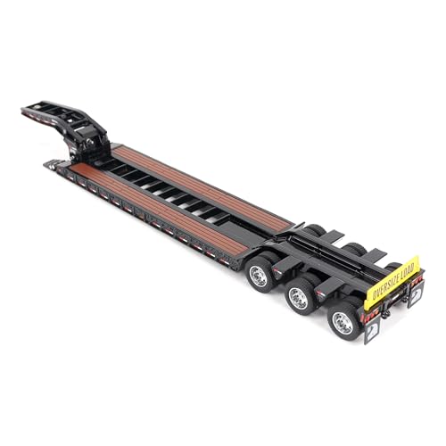 Replica trailer Trail King TK120 1:50 escala negra miniatura 2