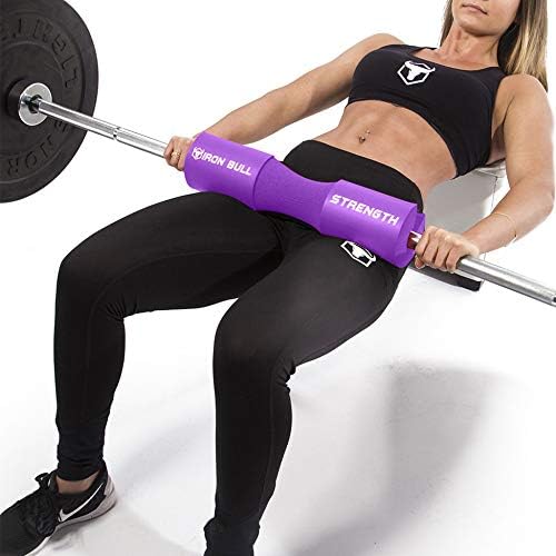 Iron Bull Strength Advanced Squat Pad - Barbell Pad for Squats, Lunges & Hip Thrusts - Neck & Shoulder Protective Pad Support