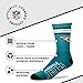 For Bare Feet NFL Youth 4 Stripe Deuce Crew Sock, Jacksonville Jaguars, One Size