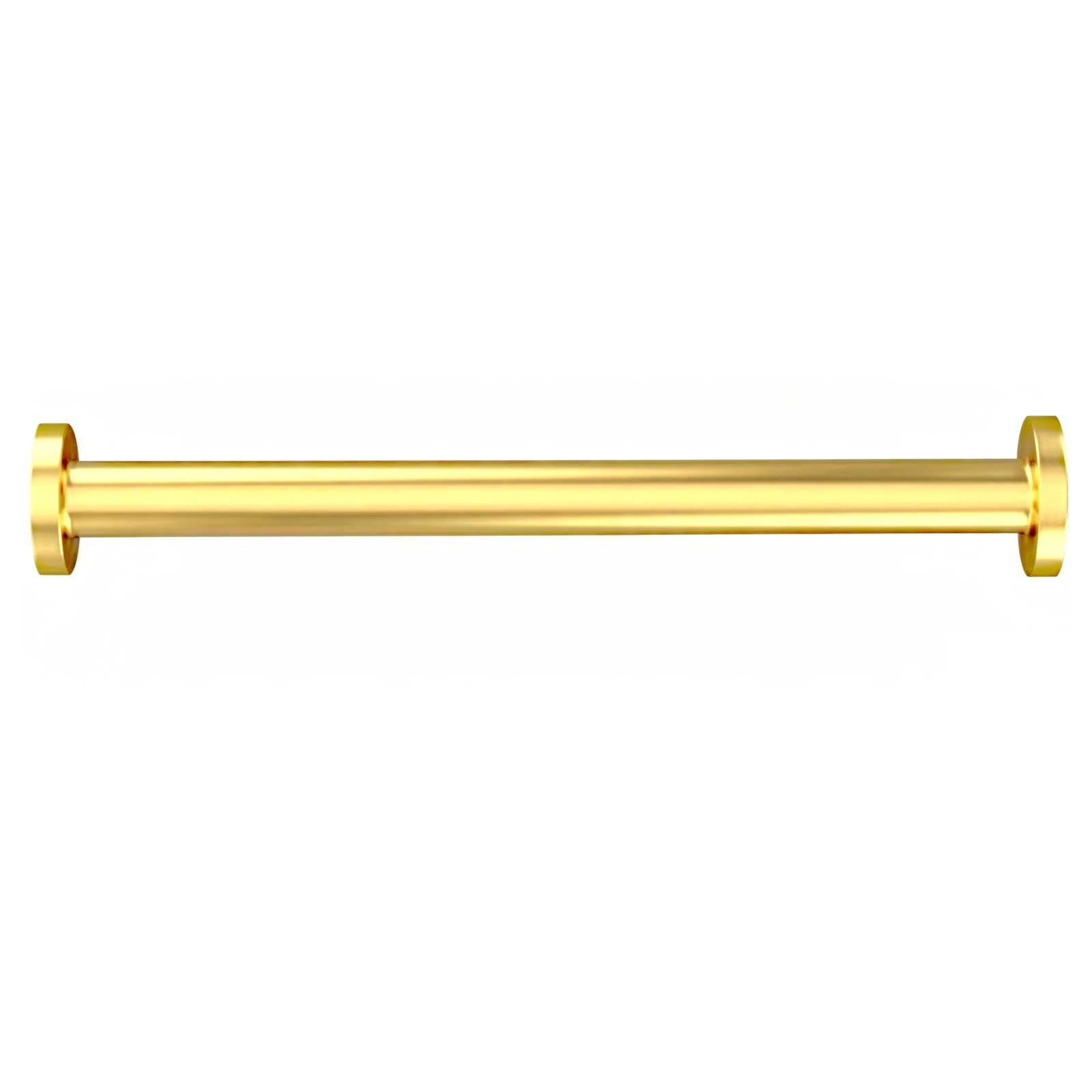 Shower Spring Tension Curtain Rod 22-102 inch, Aluminum Adjustable Curtain Rod No Drilling for Bathroom, Closet, Room Divider(Gold,90-160cm/35-63in)