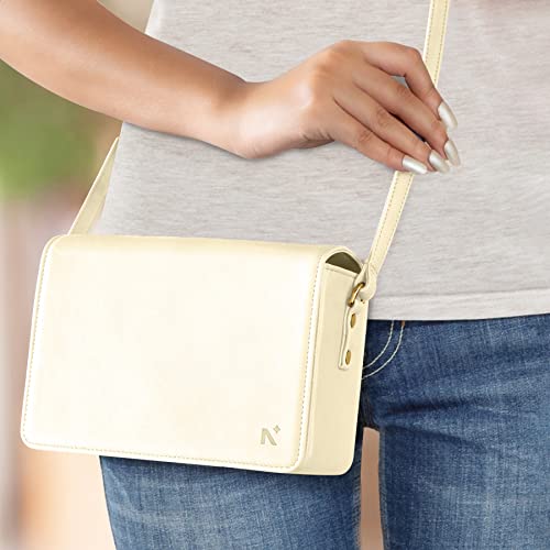 Image of NEORAH Ladies Box Sling Bag ELEANOR+Magnetic Closure+Spacious Main Compartment+Adjustable Strap|Hand Crafted Vegan Leather|Crossbody For Women|Multipurpose Everyday Shoulder Bag Purse
