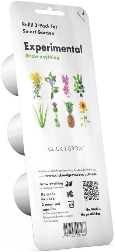 Park Seed Click & Grow Grow Anything Pod 3pk, paquete de repuesto, 3 cápsulas disponible en Yaxa Peru