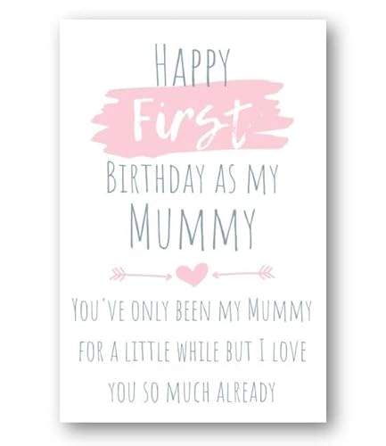 Second Ave - Tarjeta de felicitación de cumpleaños con texto en inglés "First Birthday As My Mumum"