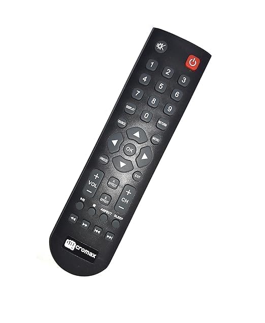 Image of Compatible for Micromax LED /LCD TV Remote Controller Model :- MMX05 (Please Match The Image with Your Existing Remote Before Placing The Order).
