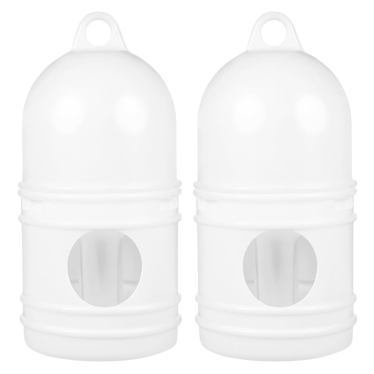 balacoo Dispensador de agua para pájaros: 2 comederos de agua para palomas, hervidor de agua desmontable para palomas, botella de agua universal para pájaros, práctico dispensador de agua para