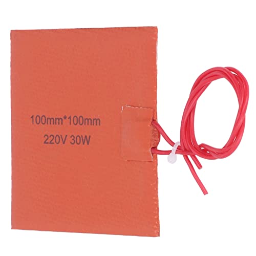 100 X 100 Mm, 30 W, 220 V, Würfel, Flexible Silikon-Heizmatte, max. 200 Grad Celsius