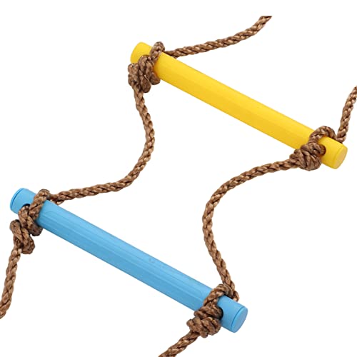 Kosdfoge Kids Climbing Rope Ladder,Kids Multilayer Wear Resistant Nylon, Indoor And Outdoor Backyard Playground Play Swing Sets Climber Training Accessories Attachment #TOP4