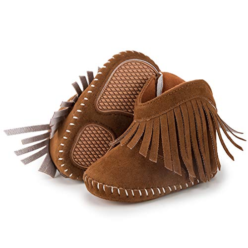 Sawimlgy Infant Baby Boys Girls Plush Winter Snow Boots Cowboy Tassels Bowknot Ankle Side Zipper Soft Sole Boots Toddler Newborn Warm First Walker Crib Outdoor Shoes #TOP9