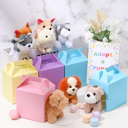 Boîtes à dragées maison chien pour cadeaux d'invités et fêtes de chiots
