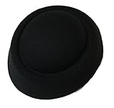 Vous obtiendrez 4 chapeaux Caprilite Lot de 4 bases de bibi en feutre - noir - Taille Unique