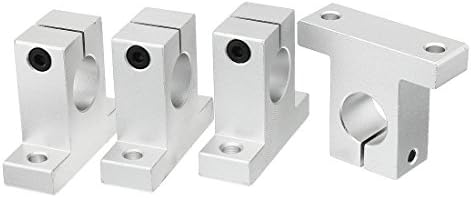 DollaTek 4Pcs SK8 CNC Aluminum Linear Motion Rail Clamping Rod Rail ...