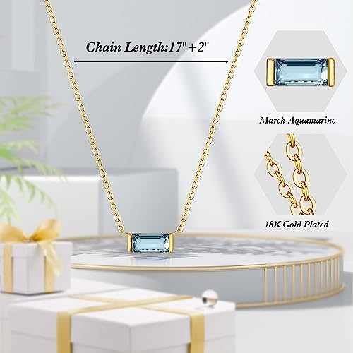 birthstone necklace for women packaged and ready as a Christmas gift