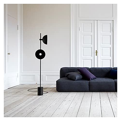 Lámpara de pie retro negra para sala de estar y dormitorio vertical simple 7