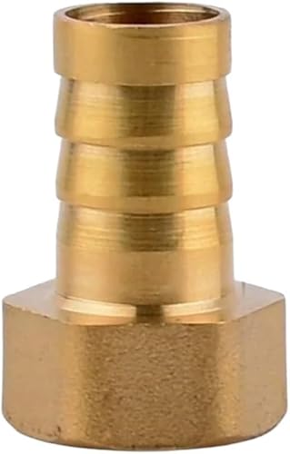 Gkirqvpe One Color Brass Barb Hose, Pagoda Copper Barb Joints Pack Of 5 G3/4 8-25Mm Aquarium Garden Irrigation Pump Hose Pipe(G3/4 Inch*19Mm)