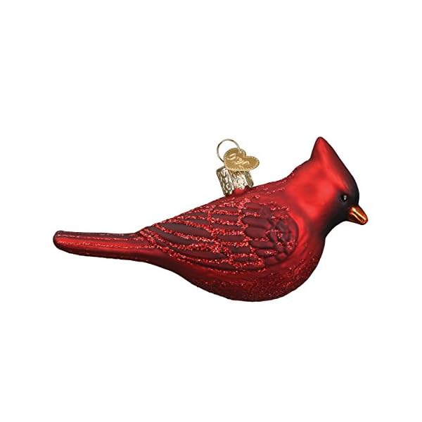 Old world christmas ornaments bird watcher collection glass blown ornaments for christmas treenorthern cardinal  urban country home decor