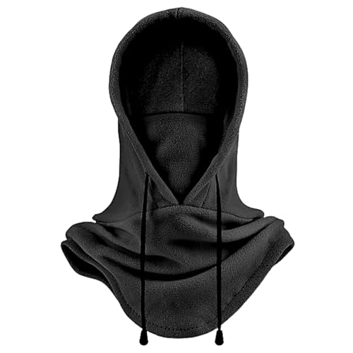 KEYRI Balaclava Ski Face Mask Winter Windproof Cycling Thermal Neck Breathable Neck Warmer UV Protection Wind Protection Lightweight for Motorcycle Cycling Running Snowboarding (Black)