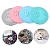 CORHAD 4pcs Silicone Cat Dog Food Can Lids Sealing Covers for Pet Food Storage Flexible Easy Open Design Assured Quality No Smell Colors Gray Green