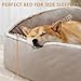 RUYICZB Dog Beds for Large Dogs, Orthopedic Dog Couch Bed with Washable Removable Cover, Warm Cozy Cat Beds for Indoor Cats, Pet Bed Sofa with Non-Slip Foam for Sleeping,XL