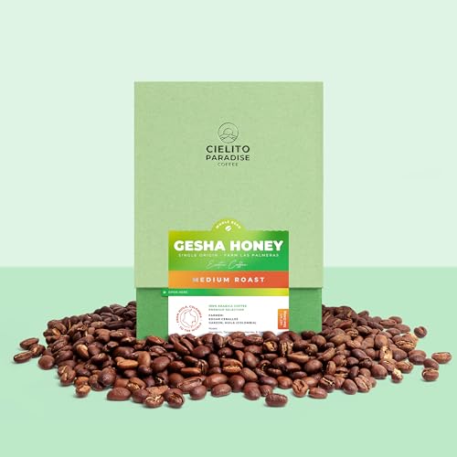 Café Gesha Honey Medium Roast en grano 12 oz miniatura 5