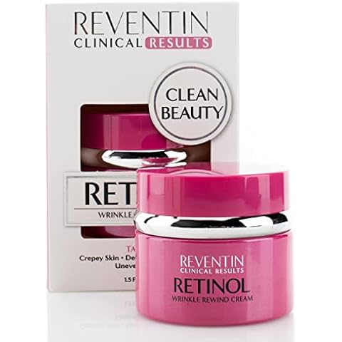 Reventin Retinol Wrinkle Rewind Face Cream Anti Aging Face Lotion Moisturizer For Wrinkles, Fine Lines, Age Spots, & Dry Skin - Retinol Night Cream W/Aloe Vera, Vitamin E, & Niacinamide, 1.5 Fl Oz Cover