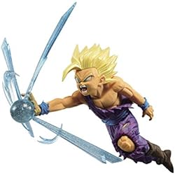 Banpresto - Figura de Acción - Dragon Ball Z, GX materia - Son Gohan SSJ2 - Multicolor 12cm - BP16216