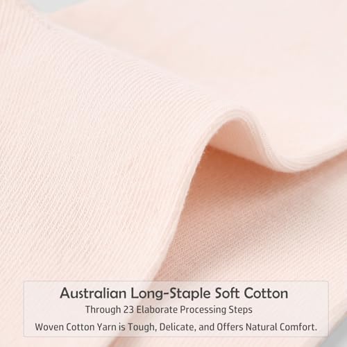 Image of 3 Pairs Women's Delicate Cotton Socks with Ruffled Lace Trim Elegant Cozy Dress Socks in Matching Styles (One Size, Camellias)