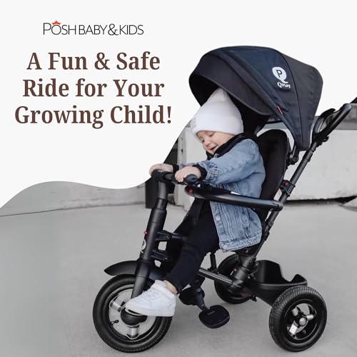 Image of Rito Premium Folding Stroller & Toddler Bike with Air Tires, Sierra Brown