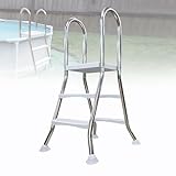 LHFJ Barandillas para Piscina de 550 LB, Escalera de Piscina elevada de...