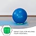 TOYANDONA Basketball Display Stand 5.91 Inch Plastic Base for Football Yoga Ball Holder Desktop Ball Display Stand for Home Office Gym