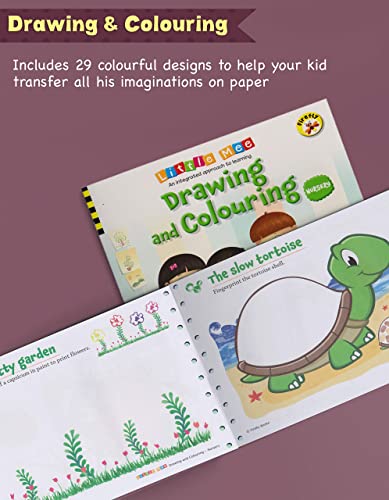 Image of Little Mee Nursery Books for Kids Learning | English, Maths, GK, Rhymes, Stories, Drawing, Colouring Activities | Preschool Worksheets | 2 to 4 Years [Paperback] Content team at Chetana Publications