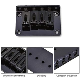 4 Cordes Pont Fixe Pont de Selle Rigide Pièces de Rechange pour Guitare à Cigare, Guitare électrique, Basse électrique… - Les Beatles, Paul McCartney, John Lennon, RIngo Starr, George Harrison 4 Cordes Pont Fixe Pont de Selle Rigide Pièces de Rechange pour Guitare à Cigare, Guitare électrique, Basse électrique… – Image 4