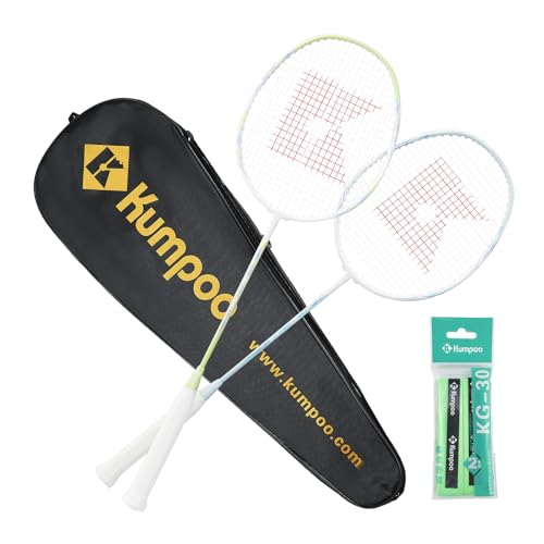 Raqueta de bádminton E30 Azul+Verde +KG-30